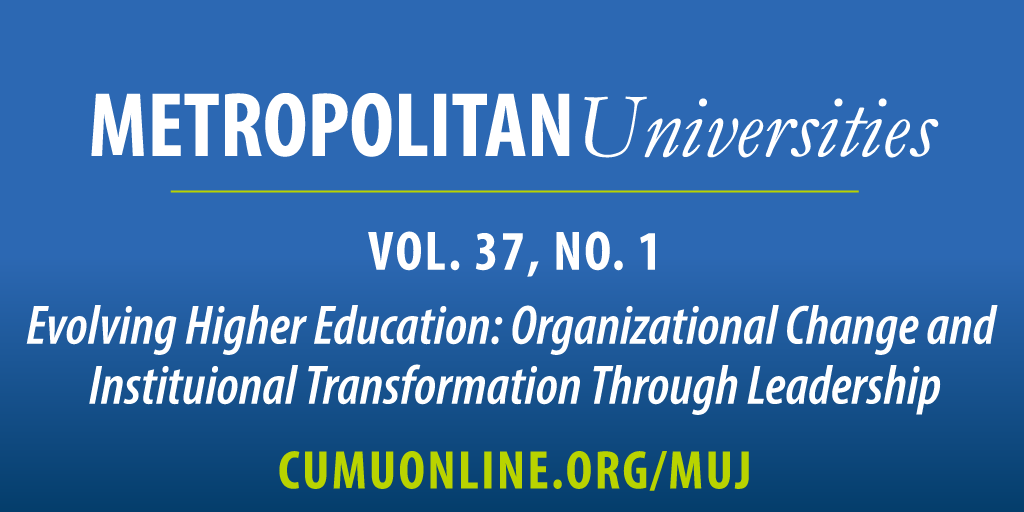 					View Vol. 37 No. 1 (2026): Evolving Higher Education: Organizational Change and Institutional Transformation through Leadership
				