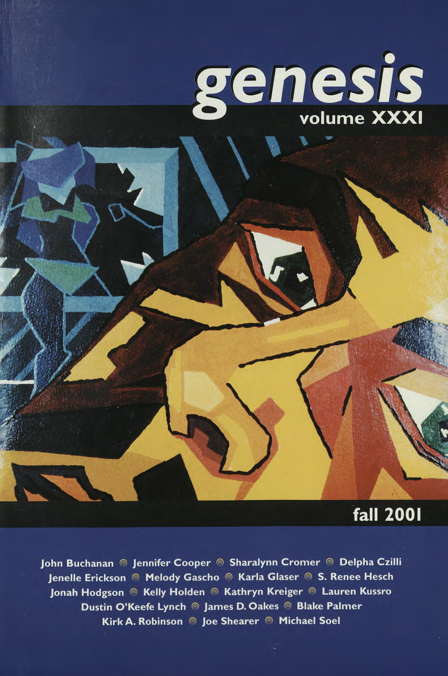 genesis fall 2001 cover