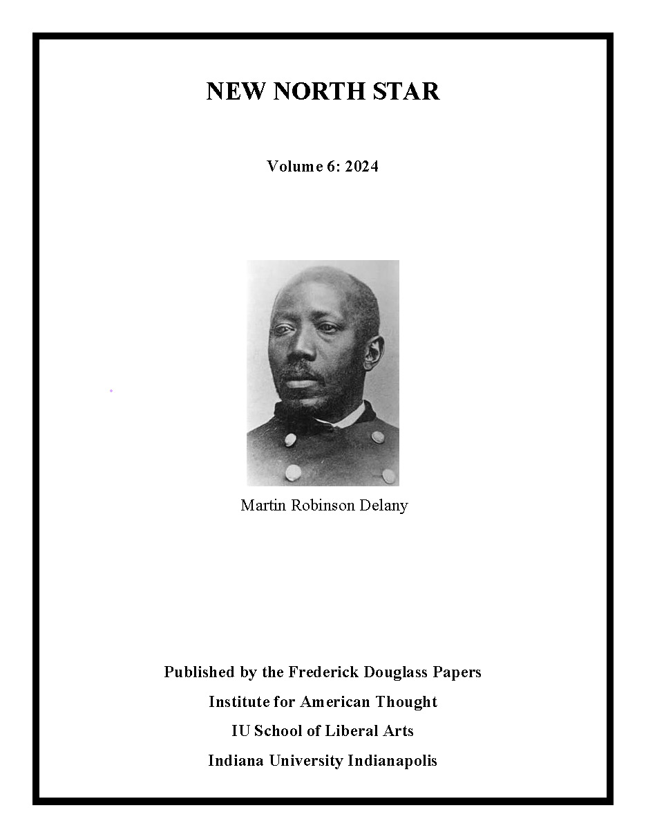 New North Star Volume 6: 2024, black and white portrait of Martin Robinson Delany